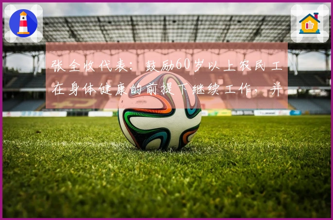 张全收代表：鼓励60岁以上农民工在身体健康的前提下继续工作，并加大求职平台和培训支持力度